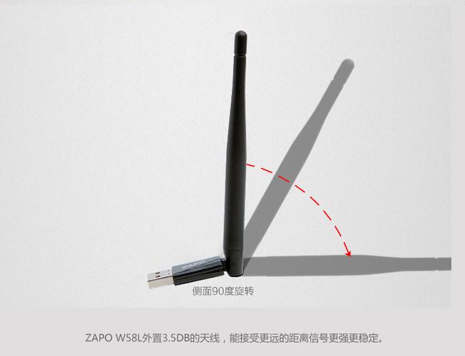 w58l 600m双频无线usb网卡 - ZAPO品牌无线产品服务商